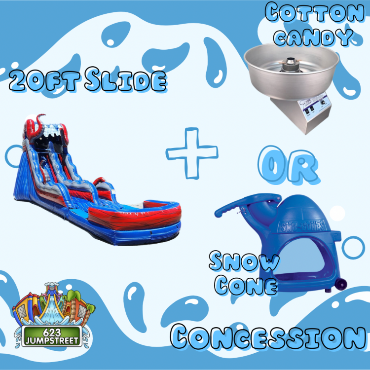 20ft Water Slide & Concession Bundle